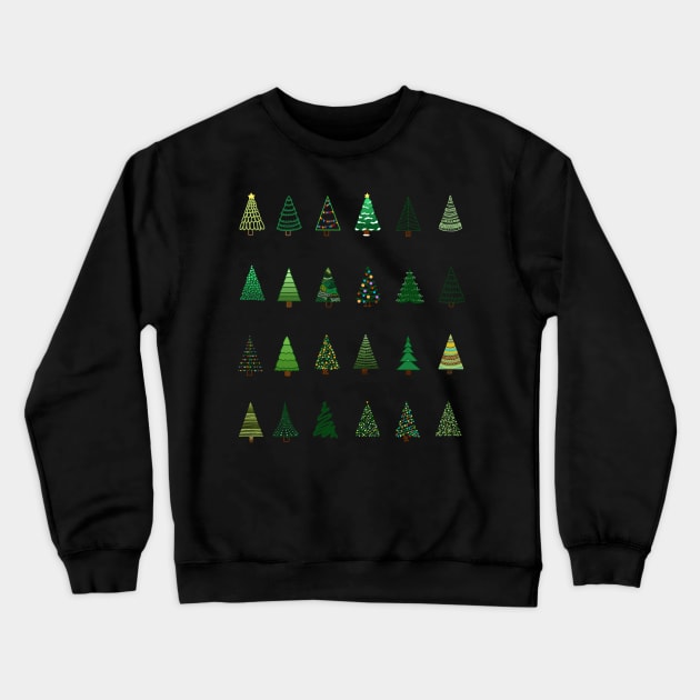 Christmas tree collection Crewneck Sweatshirt by HighFives555